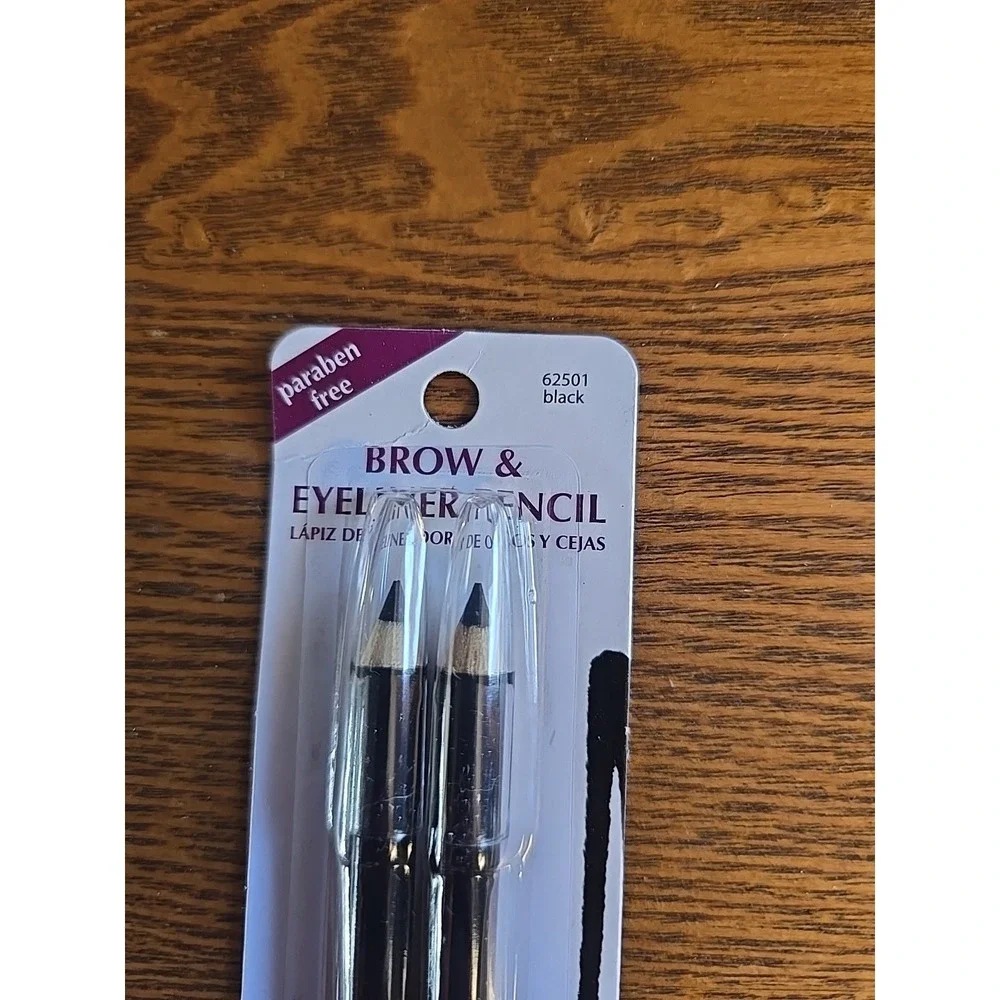 Colormates‎ Brow & Eye Liner Pencils NIP 62501 Black